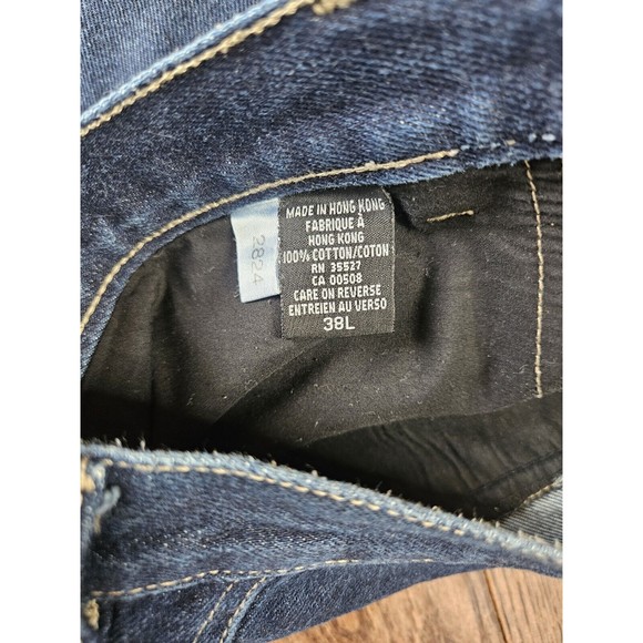 Marithe Francois Girbaud Jeans Mens 38L Blue Baggy Y2K Streetwear Skater Hip Hop - Picture 8 of 14